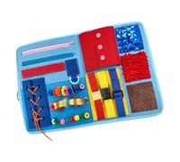 Wcybym Manta Sensorial Infantil - Tablero de Actividades para Niños,Juguetes Anti-Estrés para Mantener Las Manos Ocupadas - para Enfoque Tensión Estado De Ánimo Abuelos Hogar Viaje