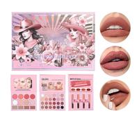 Wcybym Paletas De Maquillaje - Juego De Maquillaje Estilo Libro - Paletas De Sombras Para Los Ojos,Para Hombres Mujeres Adultos Estudiantes Amigos Hogar Interior Salón Belleza