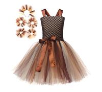 Wcybym Vestido de baile para niños, disfraz de león, disfraz de animal, vestido de baile de máscaras, vestido de salón para niñas, para fiestas, escenarios, Halloween, día del niño