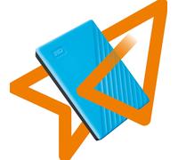 WD 4 TB My Passport Portable HDD USB 3.0 with software for device management, ba