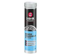 WD 40 Company WD025-025 universal Grasa de Litio 400g | Cartucho de grasa de litio para bomba de grasa, rodamientos y articulaciones, protección anticorrosión exterior