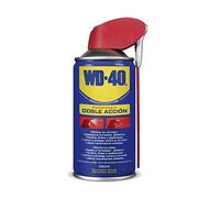 WD-40 Producto Multi-Uso Doble Acción Spray 250 ml, Lubrica, Afloja, Protege del óxido, Dieléctrico, Limpia metales, plásticos y Desplaza la humedad, Color Blanco
