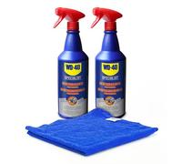 WD-40 Specialist Pack 2 Desengrasante Profesional a Base de Agua - No Inflamable, Acción Rápida, Compatible con Múltiples Superficies, Certificación NSF A8 - Pulverizador 1L + Paño