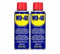 WD-40 Spray Multiuso 200 ml Pack de 2 | Lubricante Antióxido, Aflojatodo, Protector contra la Corrosión y la Humedad | Limpia, Lubrica y Protege Metal, Plástico y Caucho