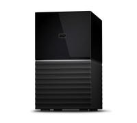 WD 44TB My Book Duo Disco Duro RAID de Escritorio, USB-C/USB 3.2 Gen 1, Copia de seguridad y protección con contraseña, RAID 0/1, JBOD, Formateado para Windows y MacOS, Negro