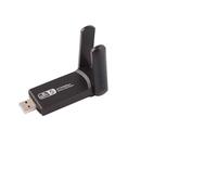 WD 4605 AC1300Mbps USB 3.0 Adaptador WiFi Banda Dual 2.4G 5.8G Tarjeta de Red inalámbrica para computadora portátil Gigabit Alta Velocidad USB 3.0 WLAN Receptor con Antena 5dBi