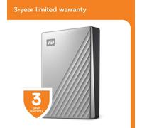 WD 4TB My Passport Ultra Portable HDD USB-C with software for device management,