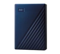 WD 5TB My Passport for Mac, Disco Duro Externo Portátil, USB 3.2 Gen 1/USB 3.0, Copia de seguridad y protección con contraseña, Formateado para MacOS, Azul