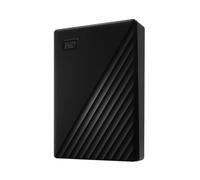 WD 6TB My Passport Disco Duro Externo Portátil, USB 3.2 Gen 1/USB 3.0, Copia de seguridad y protección con contraseña, Formateado para Windows, ChromeOS y MacOS, Negro