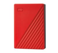 WD 6TB My Passport, HDD portátil, disco duro externo, USB 3.0, con software para gestión de dispositivos, copia de seguridad y protección de contraseñas Funciona con PC, Xbox y Playstation, Rojo