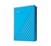 WD 6TB My Passport, HDD portátil, disco duro externo, USB 3.0, con software para gestión de dispositivos, copia de seguridad y protección de contraseñas Funciona con PC, Xbox y Playstation, Azul