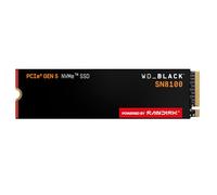 WD_Black SN8100 1 TB PCIe 5.0x4 NVMe M.2 SSD, velocidades de Lectura secuencial de hasta 14 900 MB/s, velocidades de Escritura secuencial de hasta 11 000 MB/s, TLC 3D CBA NAND