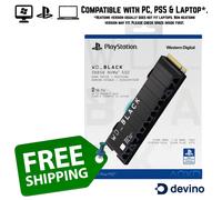 WD_BLACK SN850P (SN850X) Disipador de calor 1TB 2TB 4TB PC NVMe SSD interno o...