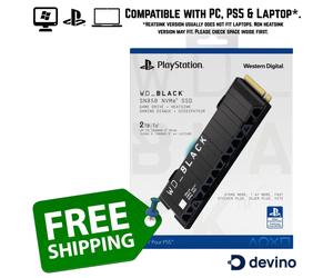 WD_BLACK SN850P (SN850X) Disipador de calor 1TB 2TB 4TB PC NVMe SSD interno o...