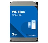 WD Blue 3TB para Ordenadores de Sobremesa, Disco Duro Interno 3,5” - 5400 RPM, SATA 6 GB/s, 256 MB caché