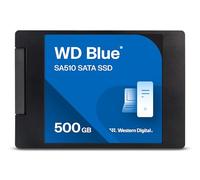 WD Blue SA510 500 GB SATA 2.5" Unidad de estado sólido SSD, Velocidades de lectura de hasta 560 MB/s, 2.5" SATA SSD, Acronis True Image, Clona todo el disco duro, Renueva tu ordenador