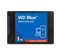 WD Blue SA510 SATA SSD Disco de Almacenamiento Interno de 2,5”/7 mm 500 GB (hasta 560 MB/s, 3D NAND, Acronis True Image, SANDISK Dashboard)