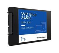 WD Blue SA510 SATA SSD Disco de Almacenamiento Interno de 2,5”/7 mm 500 GB (hasta 560 MB/s, 3D NAND, Acronis True Image, SANDISK Dashboard)
