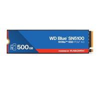 WD Blue SN5100 500 GB NVMe SSD (hasta 6600 MB/s de Velocidad de Lectura, M.2 2280, PCIe Gen 4.0, nCache 4.0, Tecnología Sandisk 3D CBA NAND, Acronis True Image)