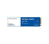 WD_BLUE SN570 250GB M.2 2280 PCIe Gen3 NVMe up to 3300 MB/s read speed, Unidad de estado sólido