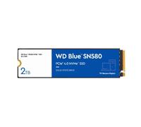 WD Blue SN580 2TB SSD, NVMe SSD, M.2 2280, PCIe Gen3, up to 4150 MB/s read speed