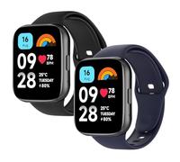 WD&CD 2 Pack Correa para Xiaomi Redmi Watch 3 Active - Pulsera de Reloj Muñequera Ajustable