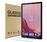 WD&CD 2 Packs Protector de Pantalla Compatible para Lenovo Tab M9 9.0", 9H Dureza, Alta Definicion, Cristal Vidrio Templado Film Compatible para Tab M9, Bubble Free/HD Clear
