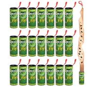 WD&CD 22 Pcs de Papel Fly Catcher, Rollos Atrapa de Moscas de Frutas Pegajosas para Interiores Exteriores, Adhesivo Trampa Moscas Fruta Control de Moscas, Mosquitos y Otros Insectos Voladores, Verde