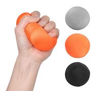 WD&CD 3 Piezas Anti estrés Bolas, Pelota de Agarre, Pelota Antiestres, Pelota Rehabilitacion Mano, Ideal para Rehabilitación Física y Fortalecedor de Agarre, 3 Colores, 3 Durezas