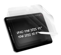 WD&CD 3 Piezas Protector de Pantalla de Papel Compatible para Apple iPad (A16) 11th 2025 11"/ 10th 2022 10.9", Pet Película Antideslumbrante, Escribir Dibujar como en Papel