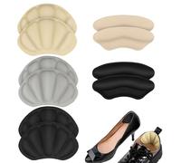 WD&CD 5 Pares Taloneras para Zapatos, Parches de Reparación de Orificio de Talón, Talones Reducir Talla Zapato, Almohadilla de Zapatilla, Protector para Zapatos, Parche Autoadhesivo