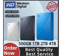 WD Elements Disco Duro Externo Portátil USB 3.0 de 2.5 Pulgadas, 1TB/2TB/4TB, Disco de Almacenamiento HDD para Computadora de Escritorio y Portátil SILVER-4TB