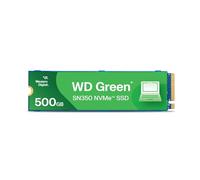 WD Green SN350 500 GB M.2 NVMe SSD, con 2400 MB/s de velocidad de lectura y hasta 1500 MB/s de velocidad de escritura