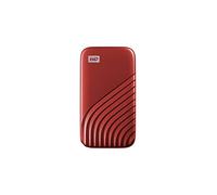 WD My Passport 1TB SSD Externo Portátil, Disco duro externo SSD con velodidad de lectura de hasta 1050 MB/s 1000 MB/s de escritura, Funciona con PC, Xbox y Playstation, Rojo