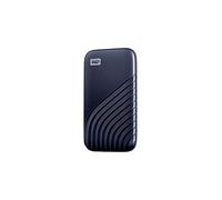 WD My Passport 1TB SSD Externo Portátil, Disco duro externo SSD con velodidad de lectura de hasta 1050 MB/s 1000 MB/s de escritura, Funciona con PC, Xbox y Playstation, Azul medianoche