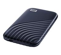 WD My Passport 2TB SSD Externo Portátil, Disco duro externo SSD con velodidad de lectura de hasta 1050 MB/s 1000 MB/s de escritura, Funciona con PC, Xbox y Playstation, Azul medianoche