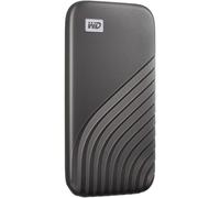 WD My Passport 4TB SSD Externo Portátil, Disco duro externo SSD con velodidad de lectura de hasta 1050 MB/s 1000 MB/s de escritura, Funciona con PC, Xbox y Playstation, Gris espacial