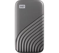 WD My Passport 500GB SSD Externo Portátil, Disco duro externo SSD con velodidad de lectura de hasta 1050 MB/s 1000 MB/s de escritura, Funciona con PC, Xbox y Playstation, Gris espacial