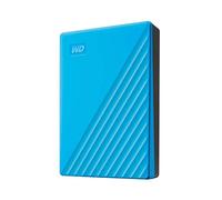 WD My Passport - Disco duro externo portátil de 5 TB, azul, software de respaldo con protección contra ransomware y protección con contraseña, compatible con USB 3.1/USB 3.0 - WDBPKJ0050BBL-WESN