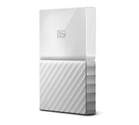 WD My Passport - Disco Duro Portátil de 2 TB y Software de Copia de Seguridad Automática, Blanco