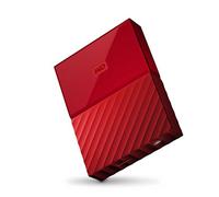 WD My Passport - Disco Duro Portátil de 4 TB y Software de Copia de Seguridad Automática, Rojo