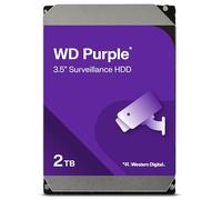 WD Purple 2TB para Videovigilancia, Disco Duro Interno 3.5" - AllFrame Technology, 180BT/yr, 64MB Caché