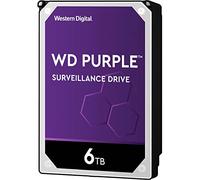 WD Purple 6 TB Disco Rigido Interno Videosorveglianza 3.5", Allframe 4K, 180 TB/Anno, Cache 64 MB, Classe 5.640 RPM