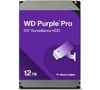 WD Purple Pro 12TB para video inteligente Disco duro interno 3.5", AllFrame Technology, 7200 RPM, 550TB/yr, 256MB Cache, Garantía 5 años