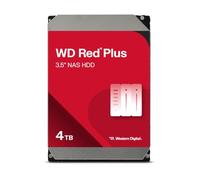 WD Red Plus 4TB NAS Disco Duro Interno 3,5" - 5400 RPM Clase, SATA 6Gb/s, CMR, 128MB Caché