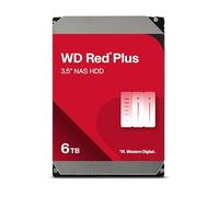 WD Red Plus 6TB NAS Disco Duro Interno 3,5" - 5400 RPM Clase, SATA 6 GB/s, CMR, 256MB Caché