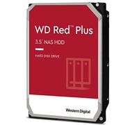 WD Red Plus NAS de 3,5" y 4 TB Disco Duro Interno - Clase de 5400 r. p. m, SATA de 6 GB/s, CMR y caché de 256 MB
