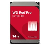 WD Red Pro 14TB NAS Disco Duro Interno 3,5" - 7200 RPM Clase, SATA 6Gb/s, CMR, 512MB Caché