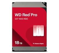 WD Red Pro 18TB NAS Disco Duro Interno 3,5" - 7200 RPM, SATA 6Gb/s, CMR, 256MB Caché