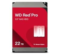 WD Red Pro 22TB NAS Disco Duro Interno 3,5" - 7200 RPM, SATA 6Gb/s, CMR, 256MB Caché